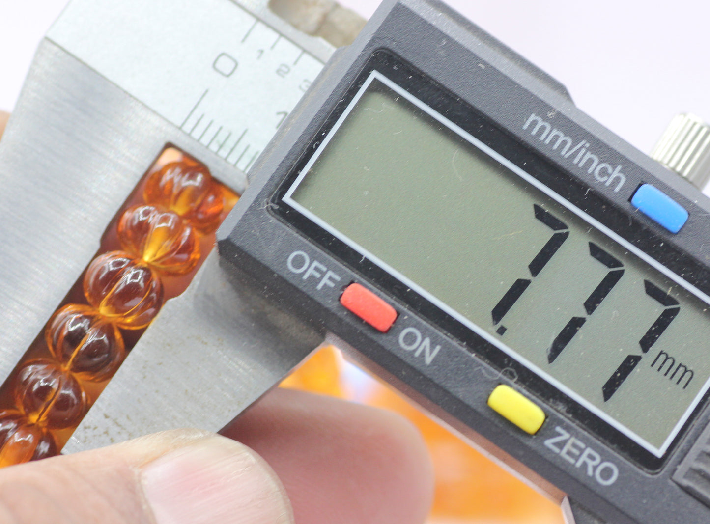 Citrine Melon Beads,Smooth Beads