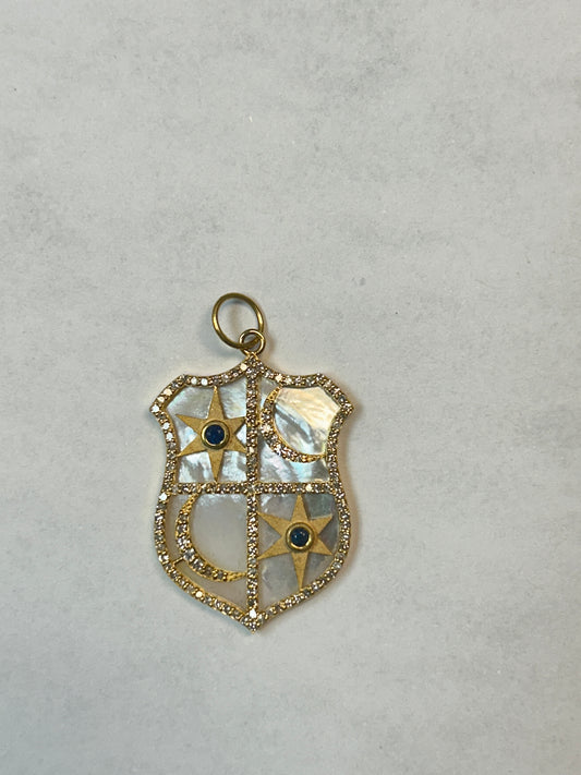 14k Solid Gold Diamond Pendants