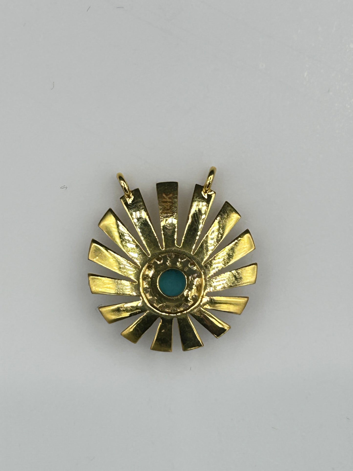 Moon 14k Solid Gold Diamond Pendants