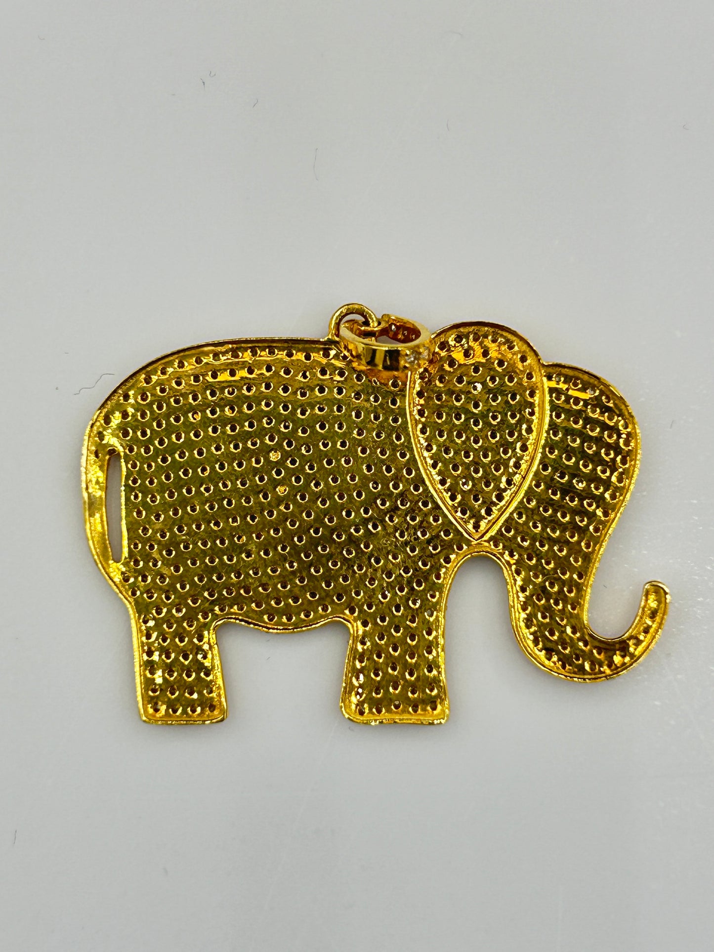 Elaphant 14k Solid Gold Diamond Pendants