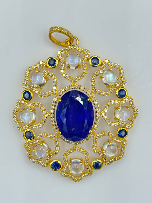 14k Solid Gold Diamond Pendants