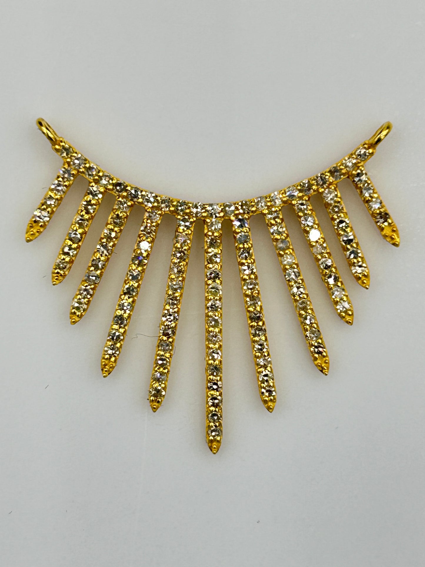 14k Solid Gold Diamond Pendants