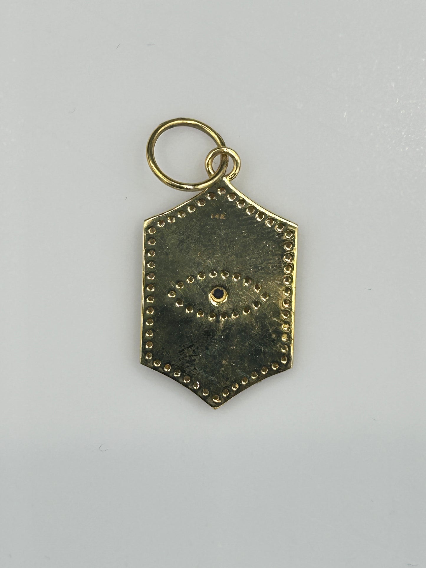 14k Solid Gold Diamond Pendants