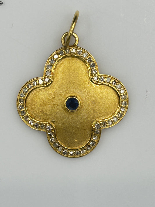 14k Solid Gold Diamond Pendants