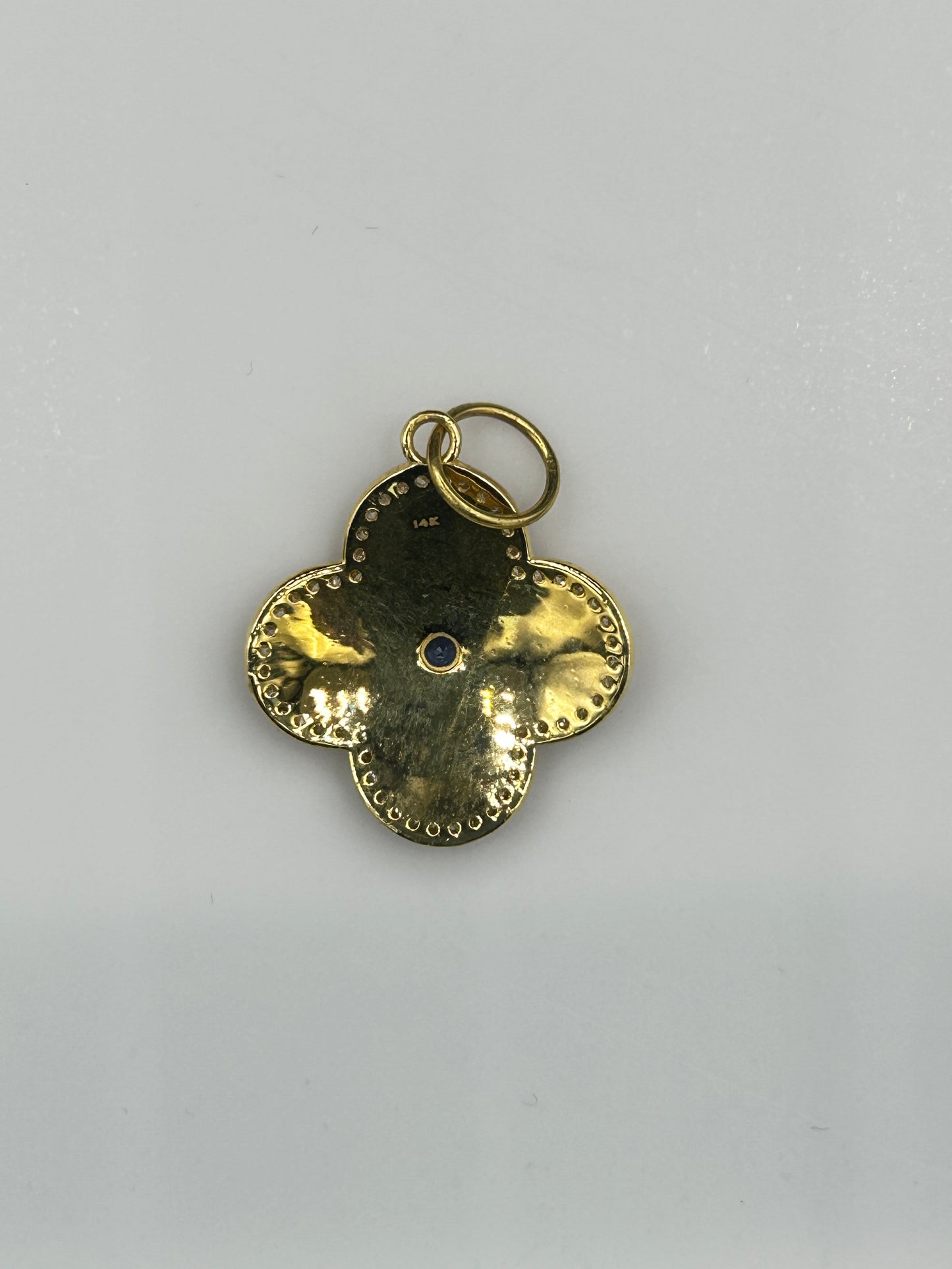 14k Solid Gold Diamond Pendants