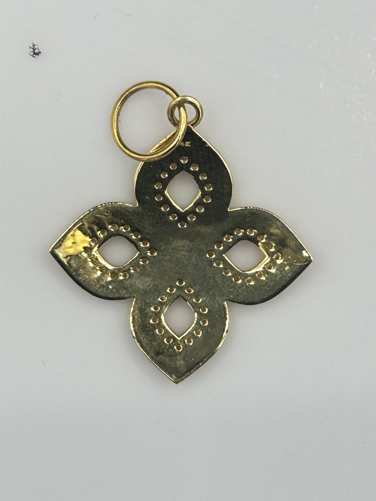 14k Solid Gold Diamond Pendants