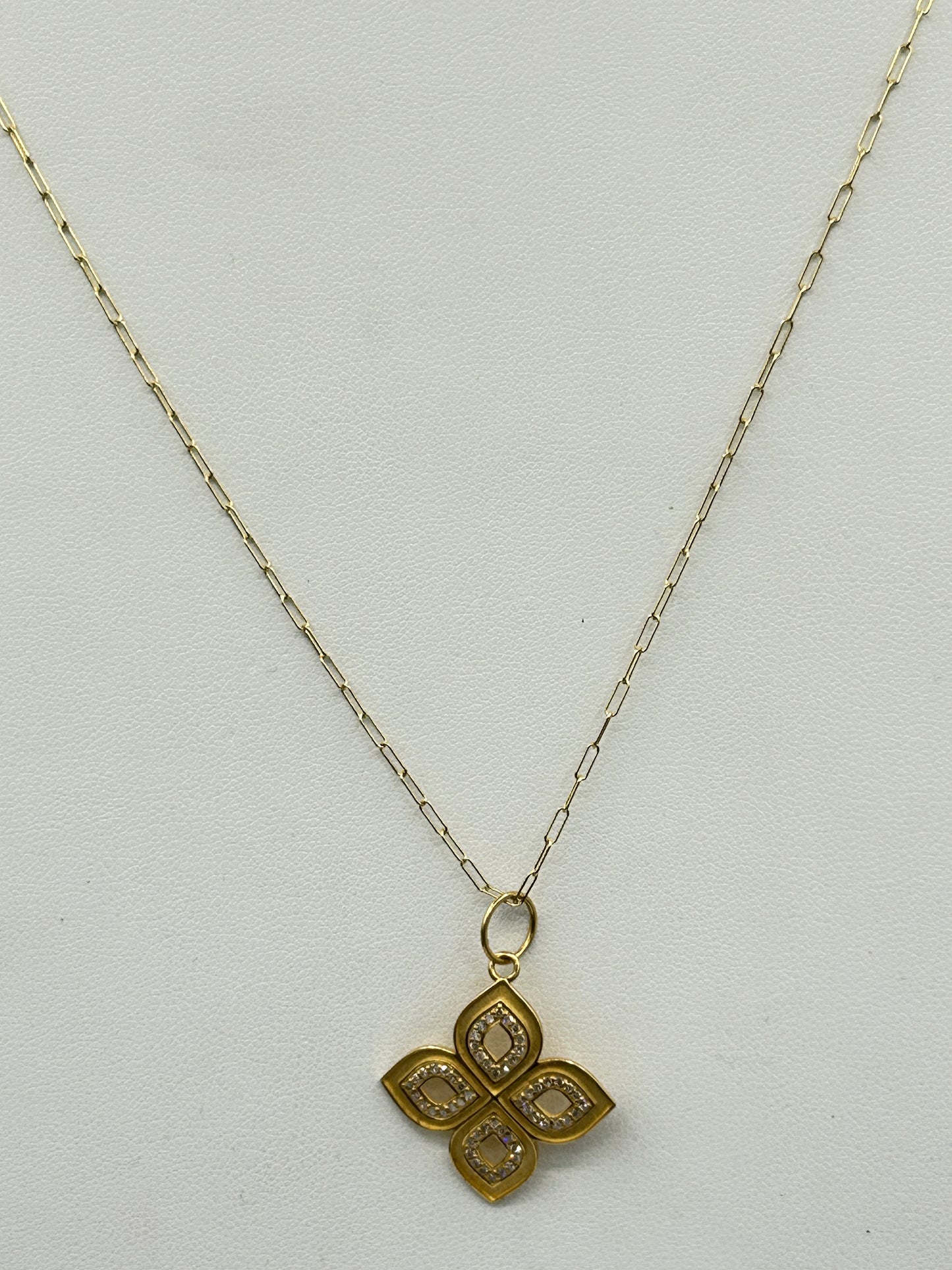 14k Solid Gold Diamond Pendants