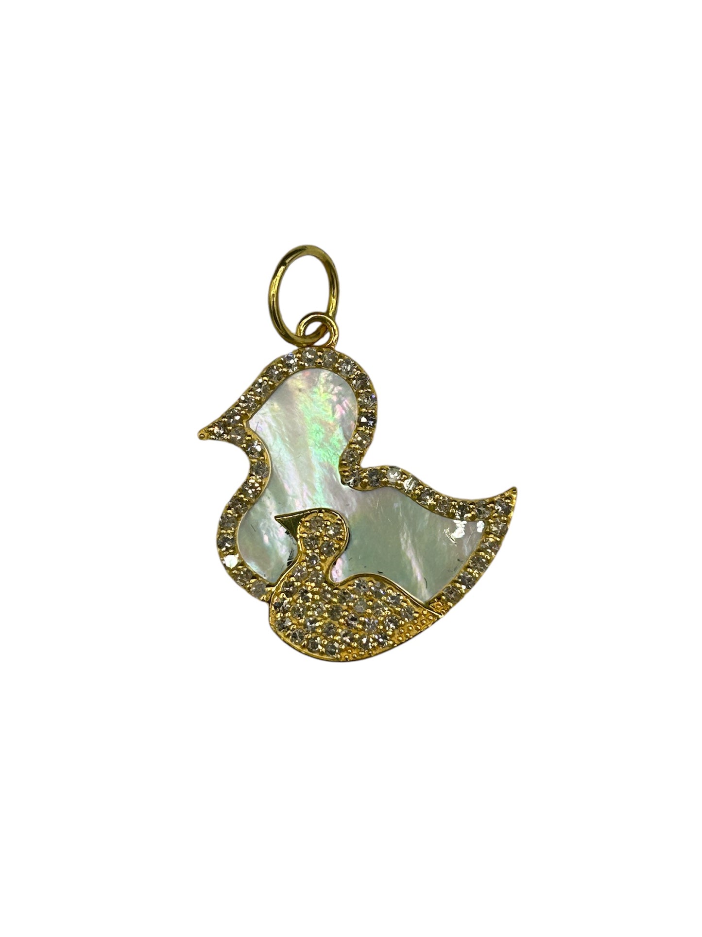 14k Solid Gold Diamond Pendants