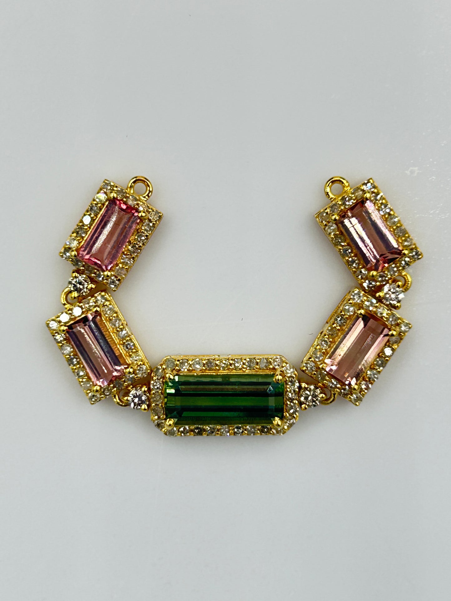 14k Solid Gold Diamond Pendants