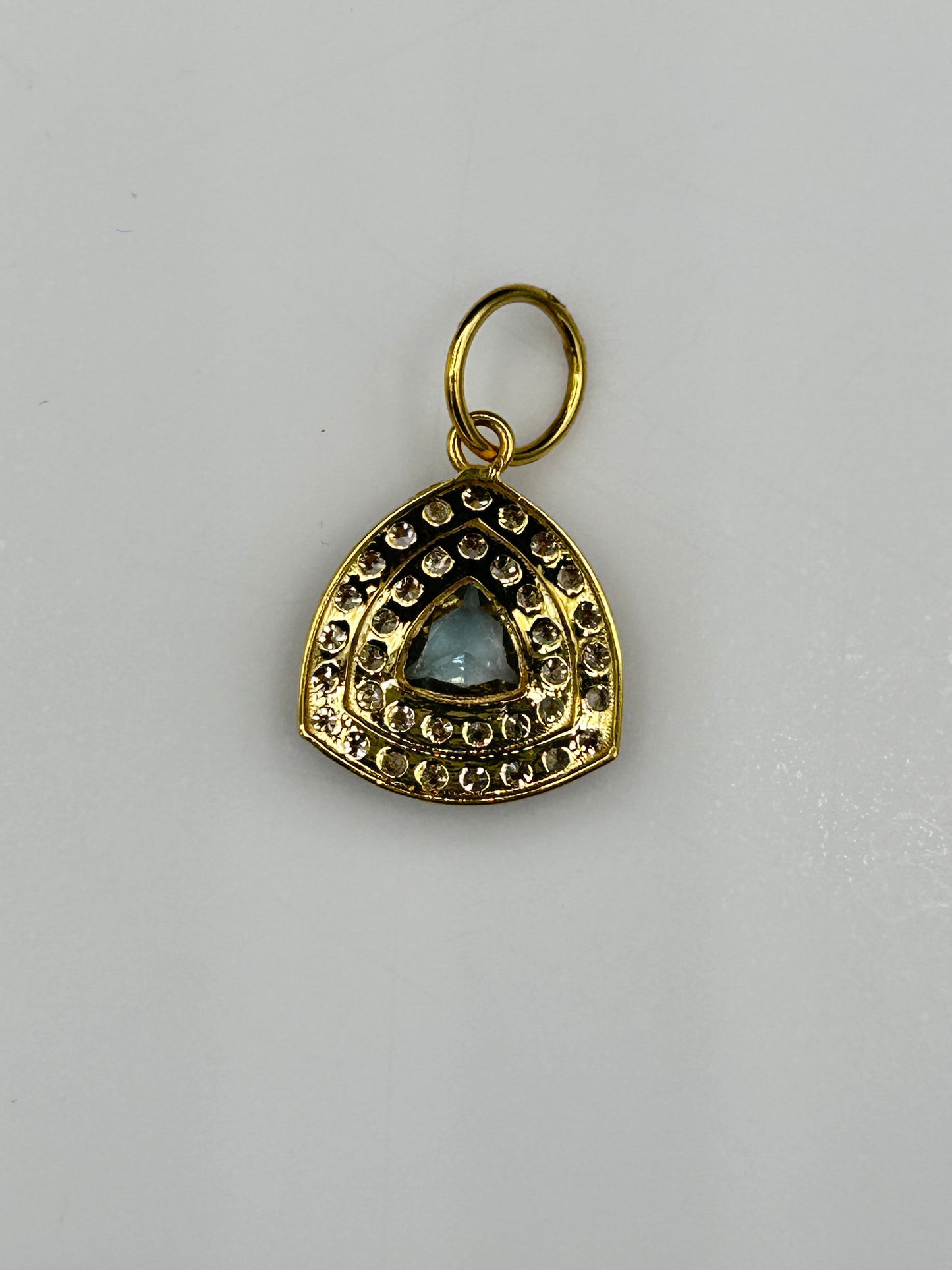 14k Solid Gold Diamond Pendants