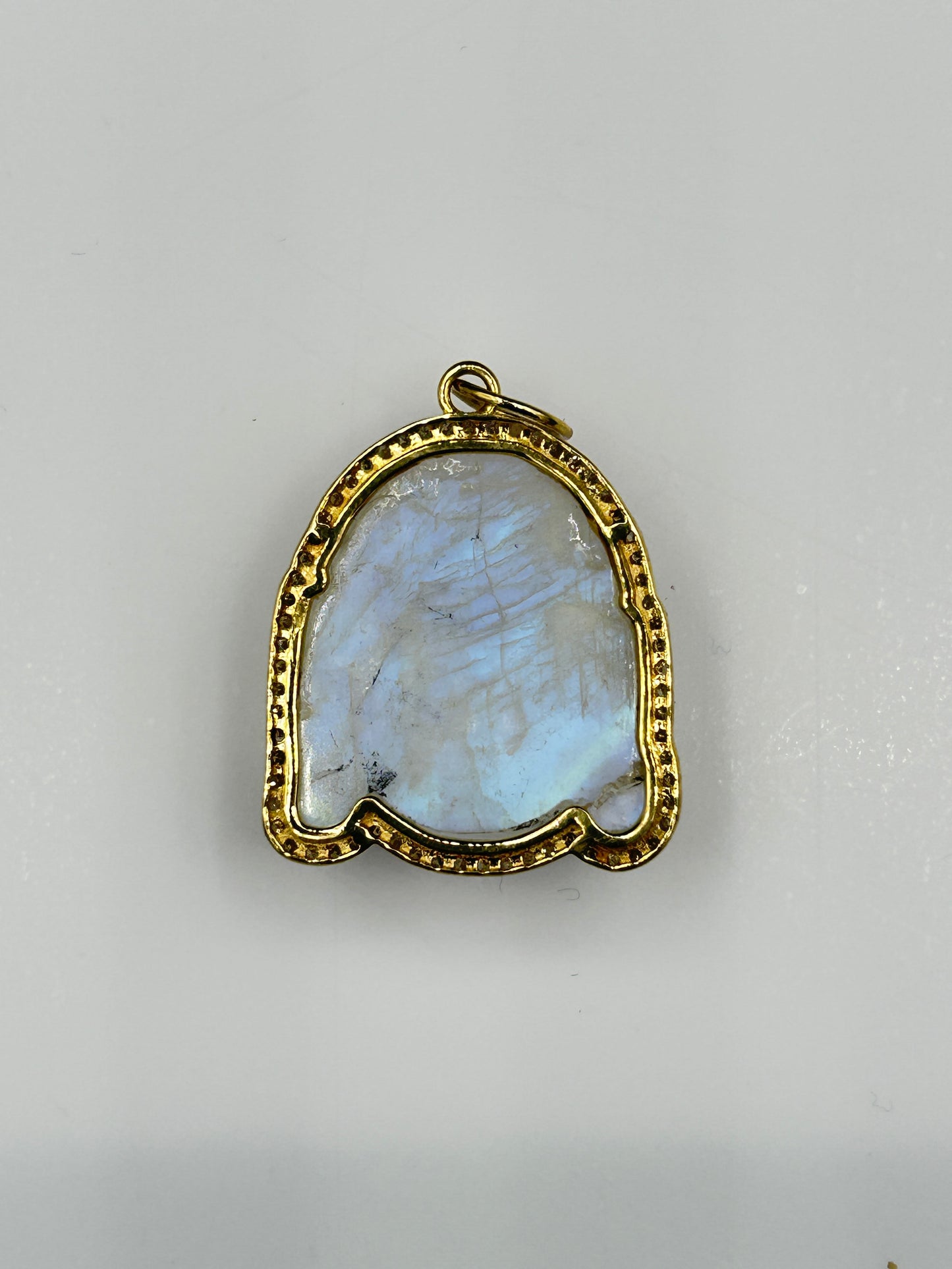 Buddha 14k Solid Gold Diamond Pendants