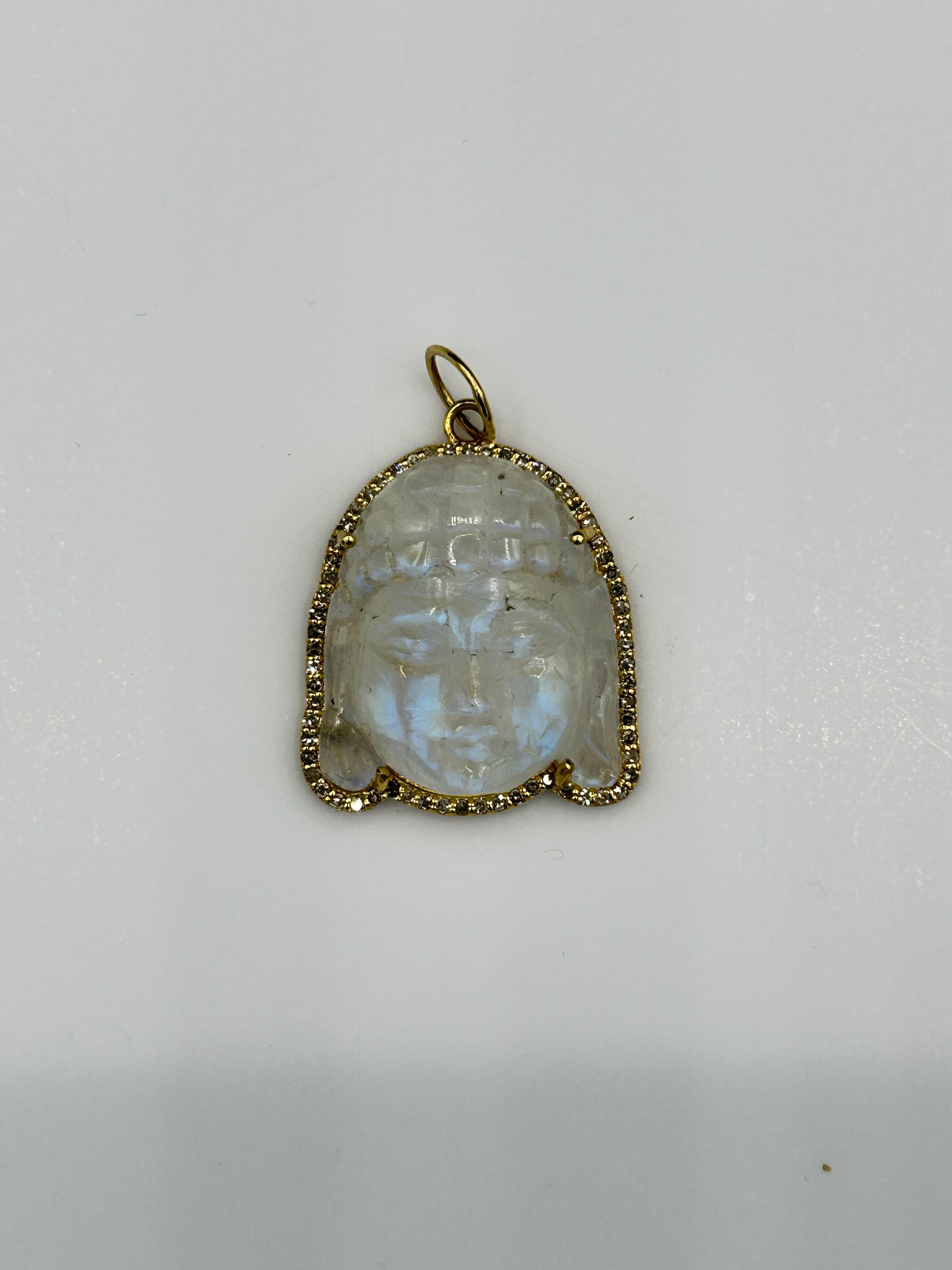 Buddha 14k Solid Gold Diamond Pendants
