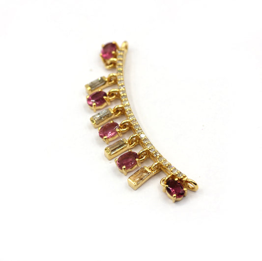 14k Solid Gold Diamond Pendants.