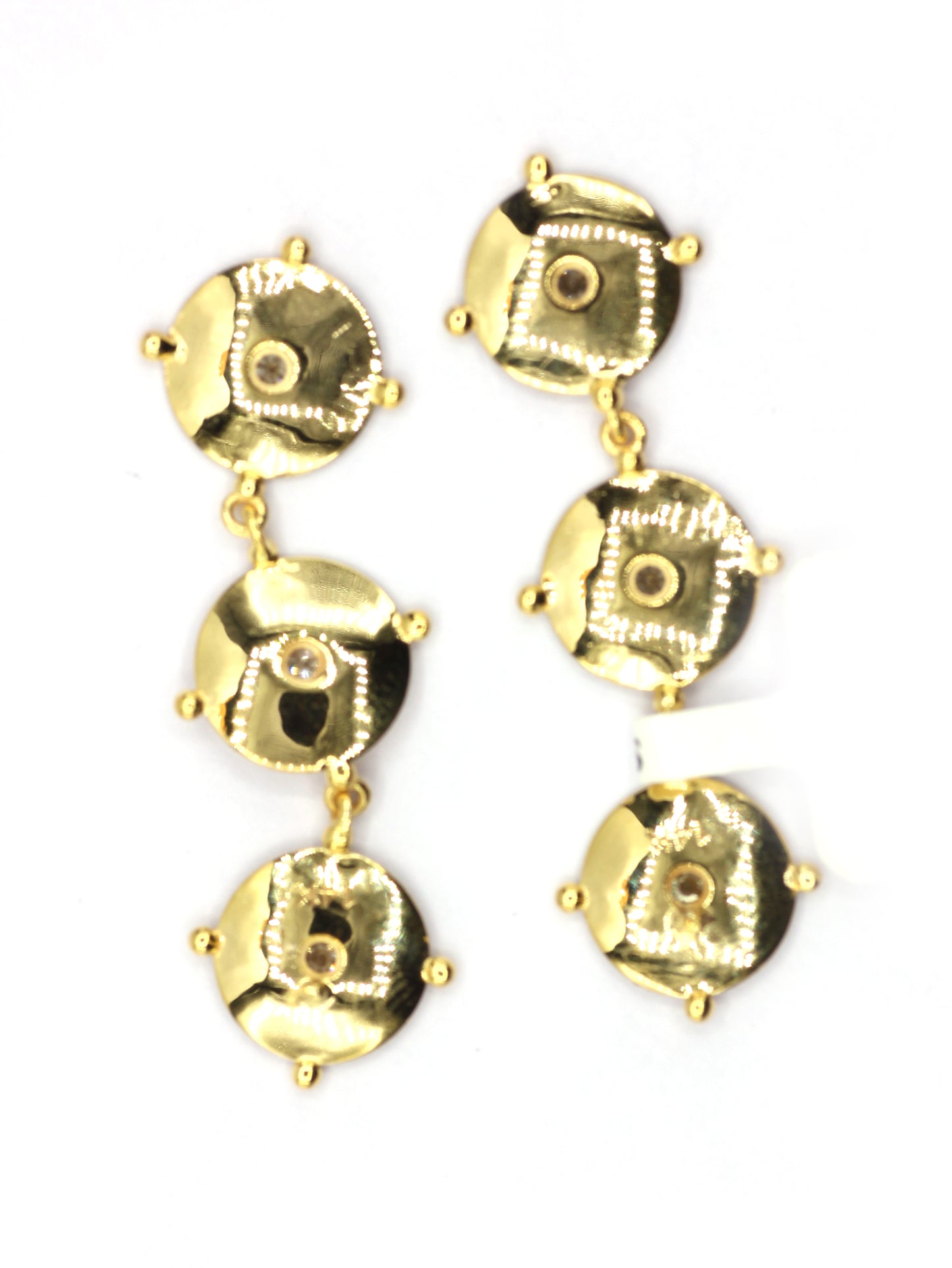 14k Solid Gold Diamond Earring