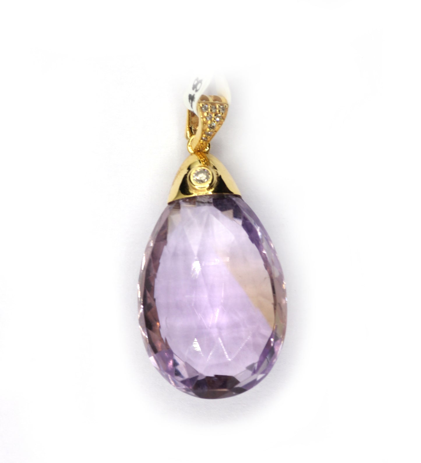 14k Solid Gold Diamond Pendants
