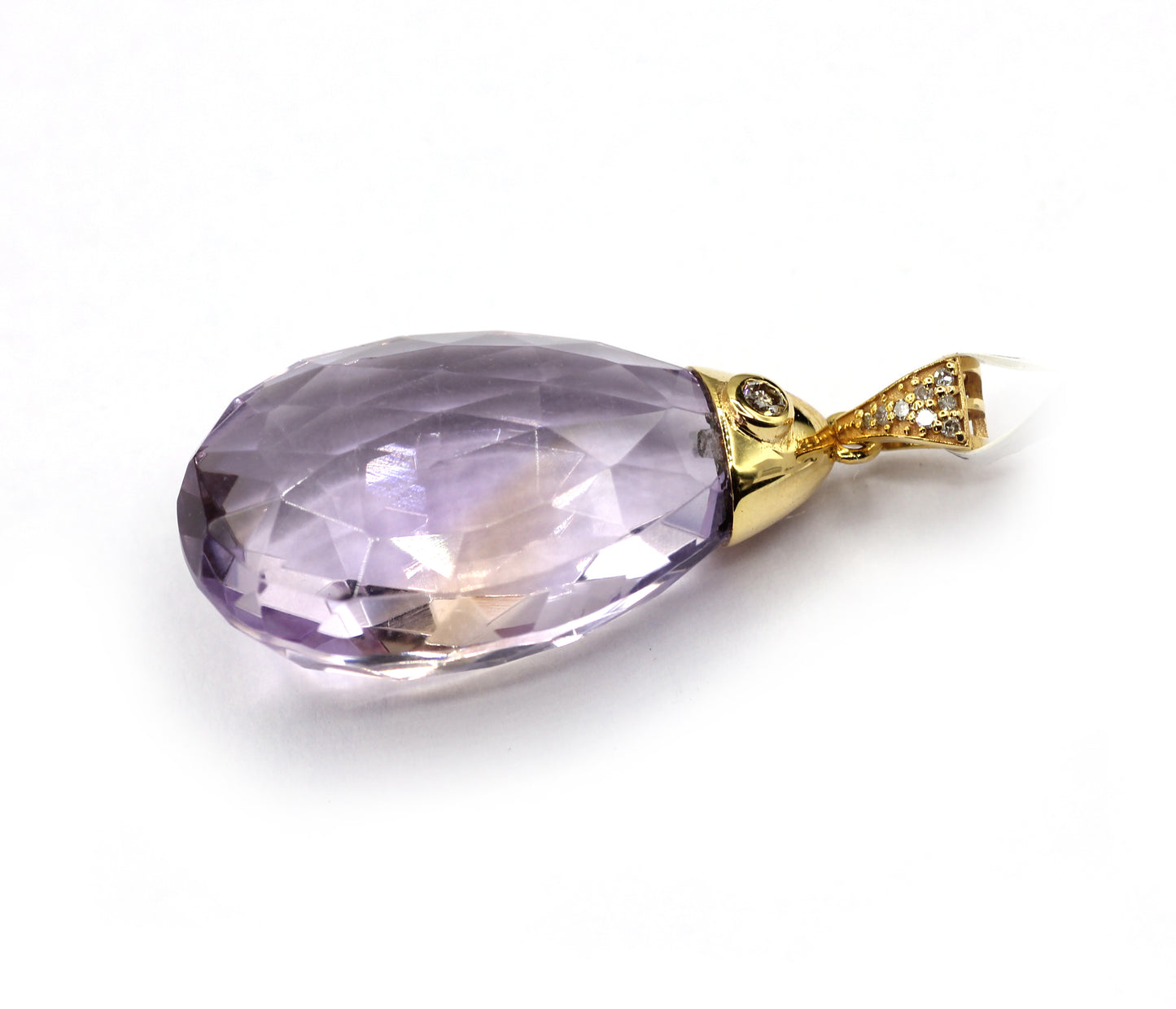 14k Solid Gold Diamond Pendants