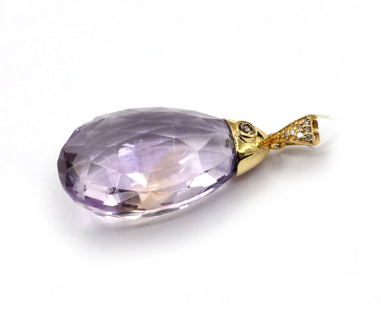 14k Solid Gold Diamond Pendants