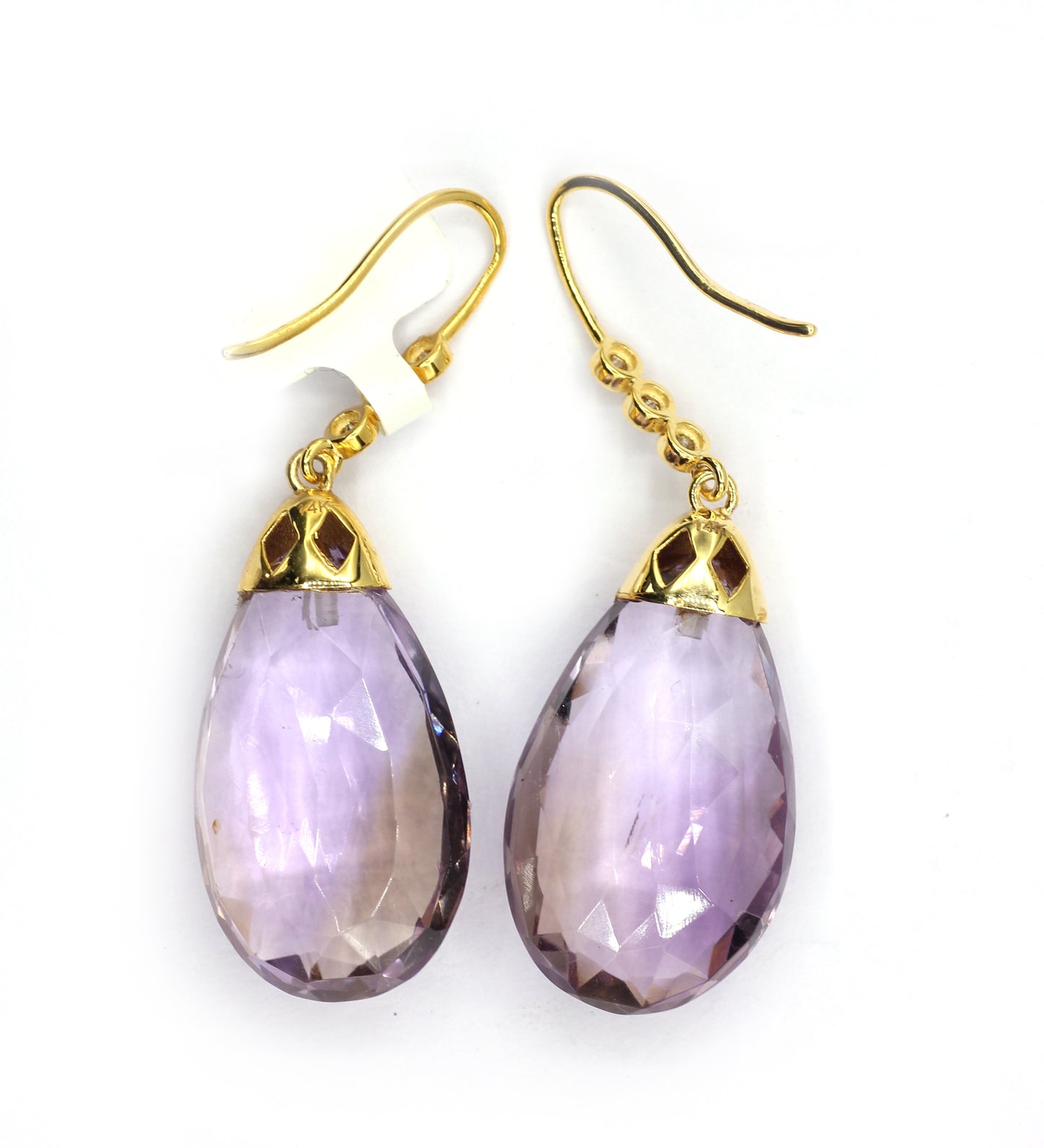 14k Solid Gold Diamond Earring
