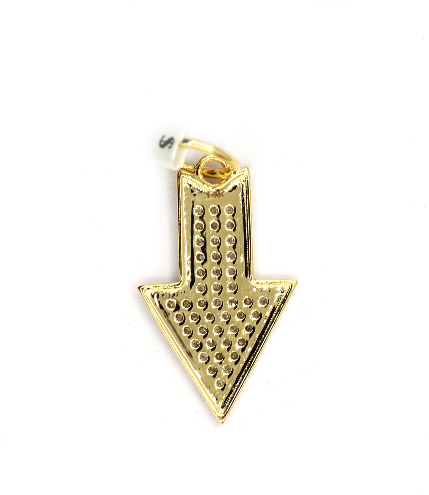 Arrow 14k Solid Gold Diamond Pendants