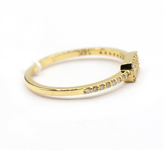 14k Solid Gold Diamond Rings