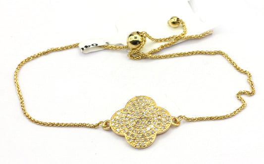 14k Solid Gold Diamond Bracelets