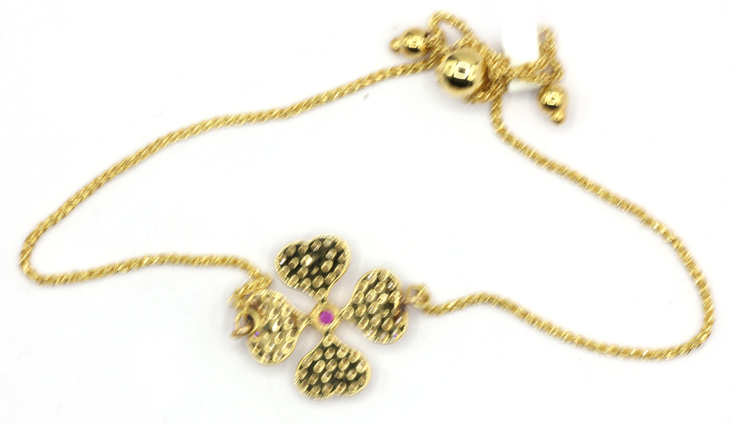 14k Solid Gold Diamond Bracelets