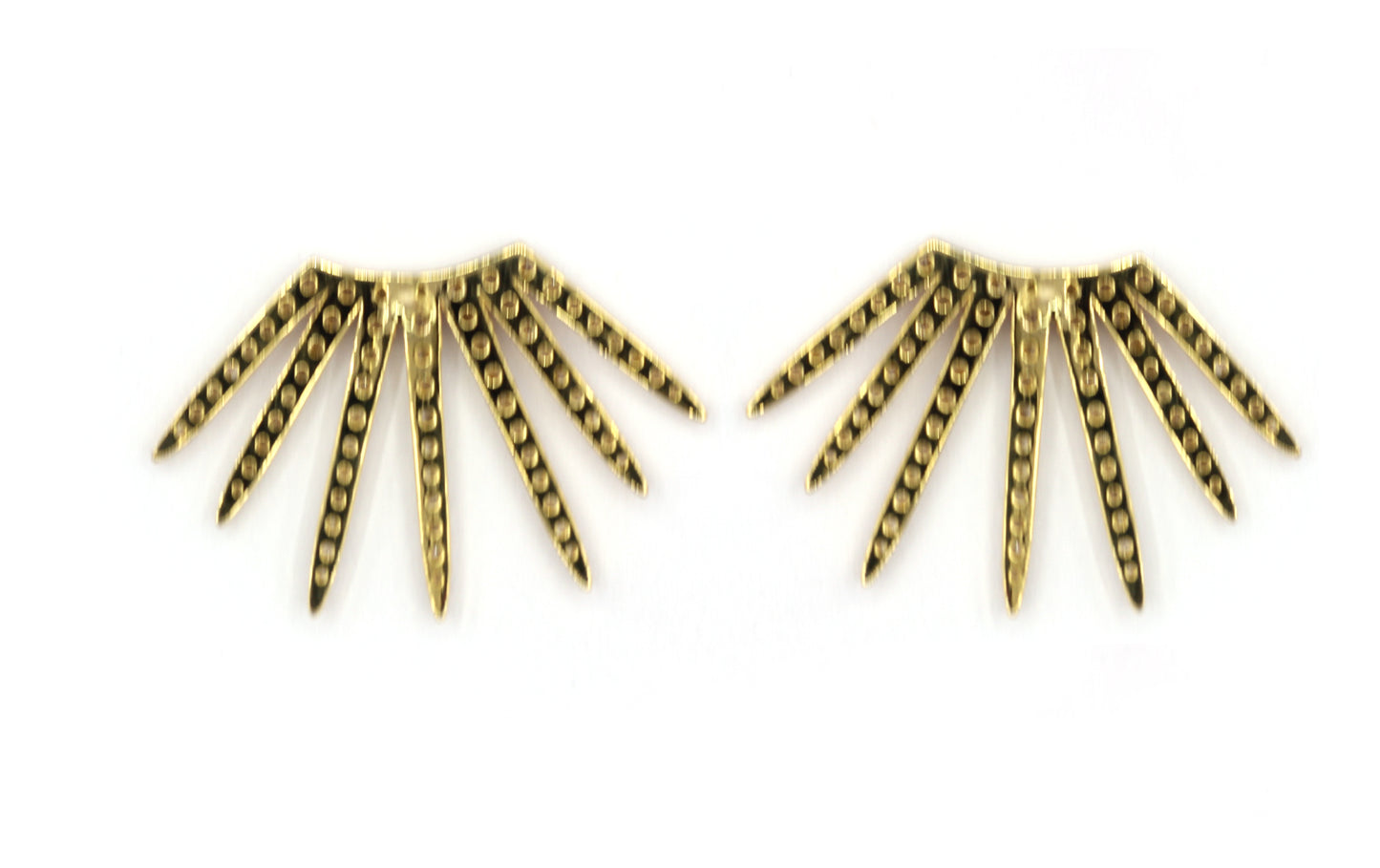 Star 14k Gold Diamond Stud Earring