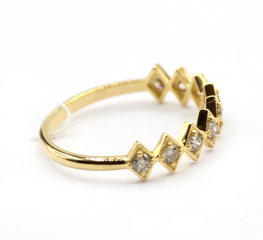 14k Solid Gold Diamond Rings
