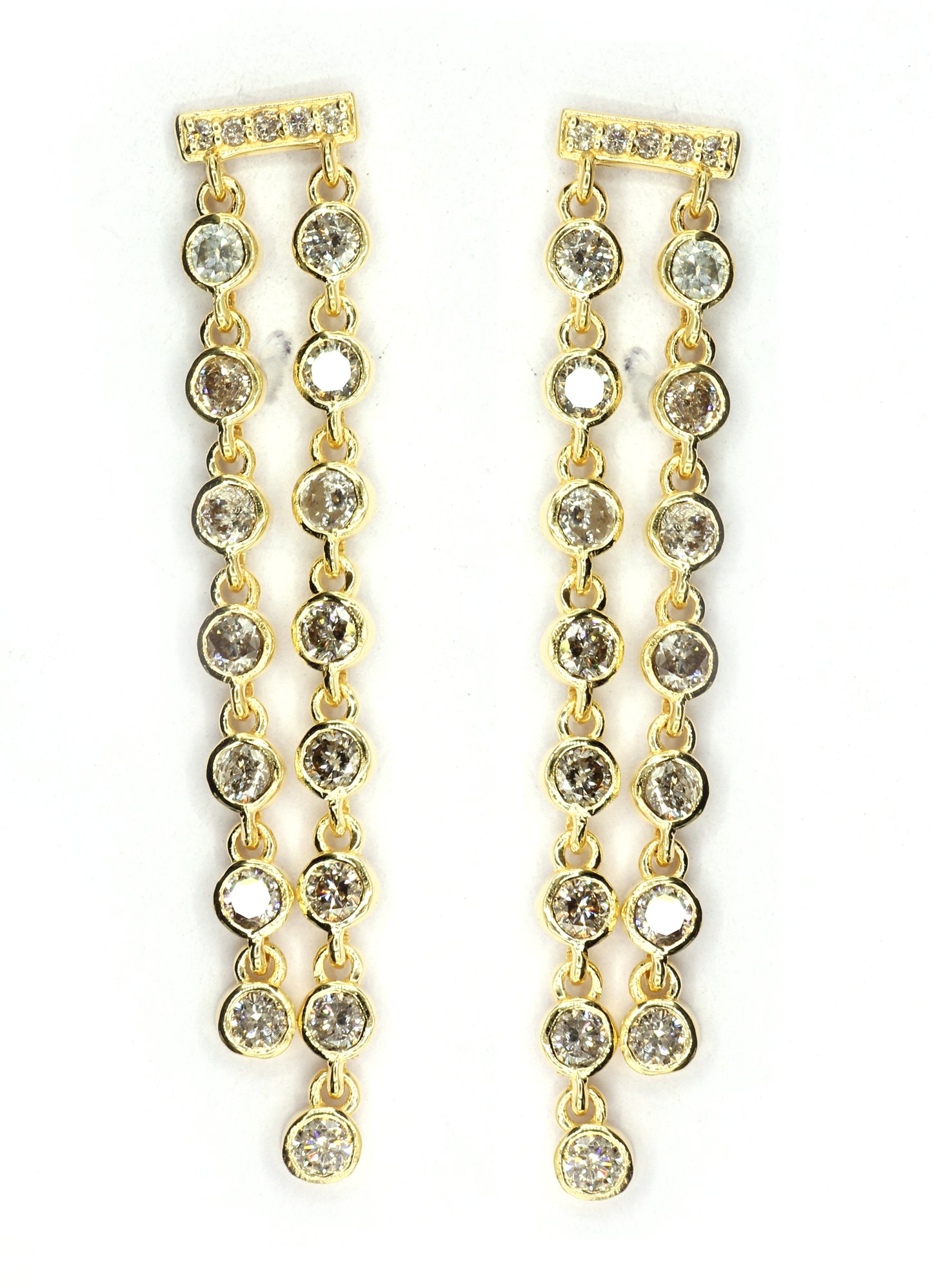 14k Gold Diamond Earring