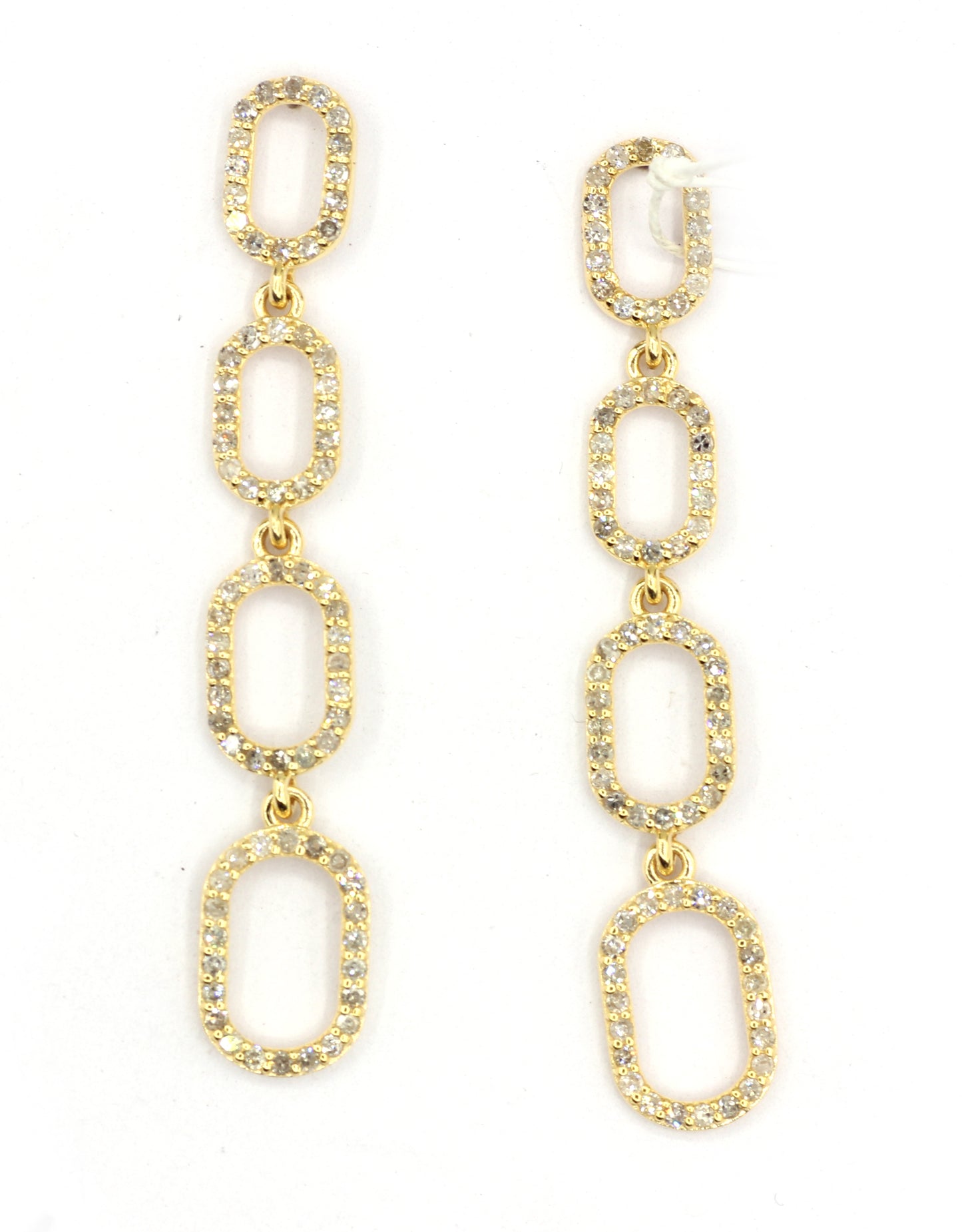 14 k Gold Diamond Earring