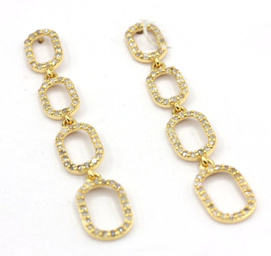 14 k Gold Diamond Earring