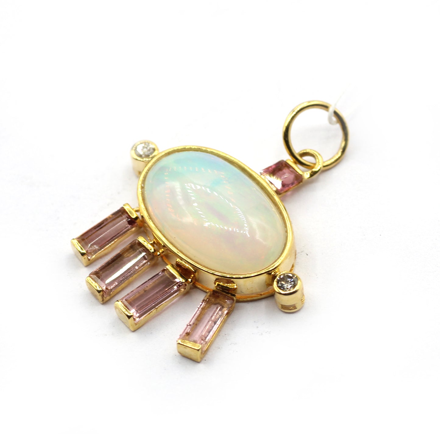 14k Solid Gold Diamond Pendants