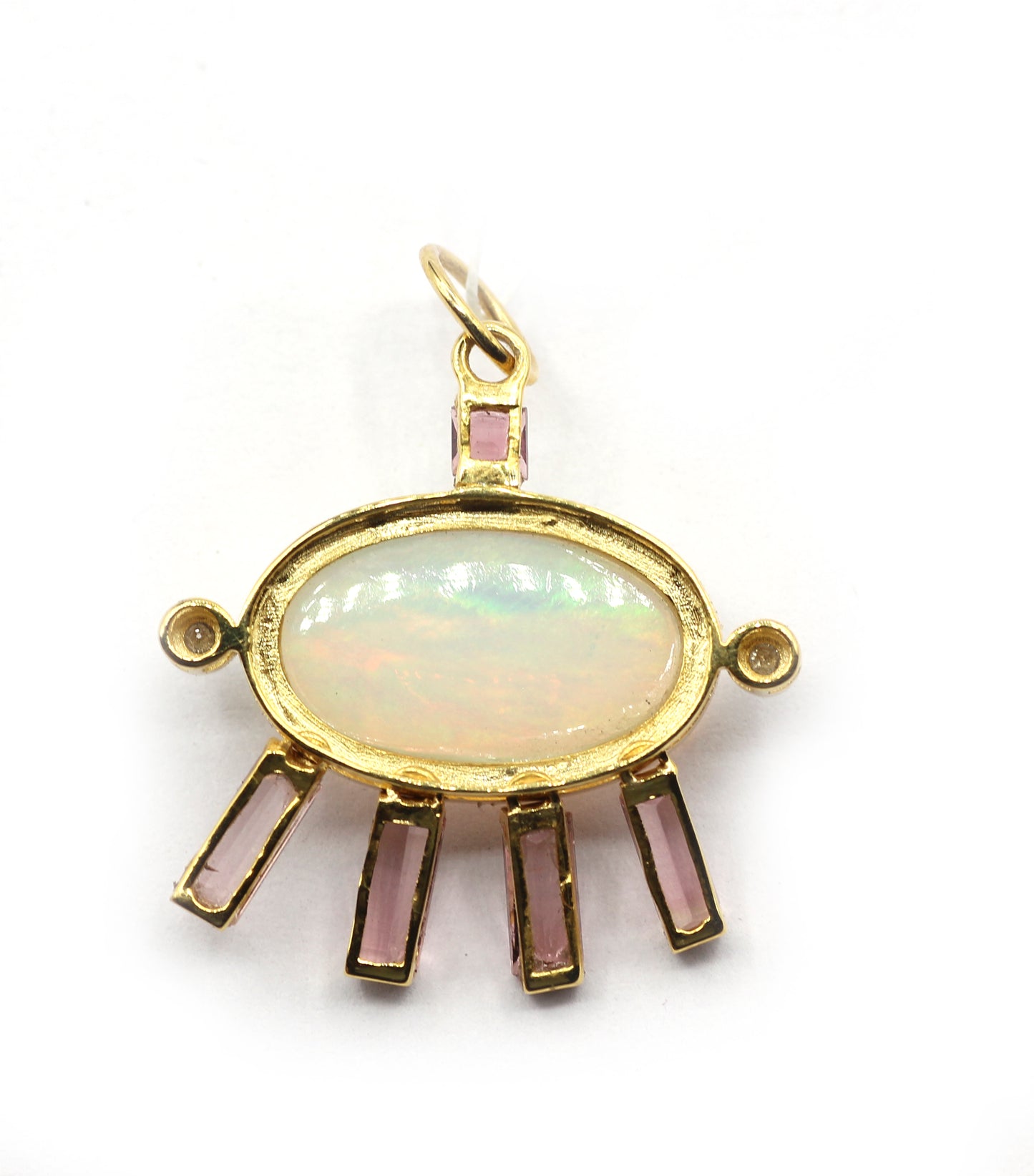 14k Solid Gold Diamond Pendants
