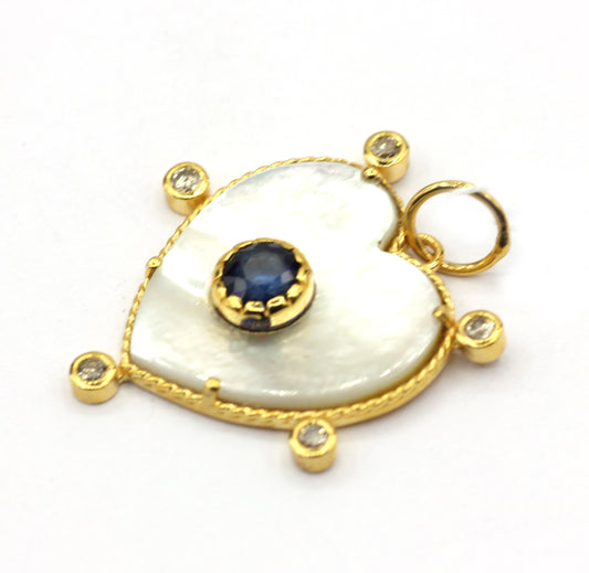 14k Solid Gold Diamond Pendants