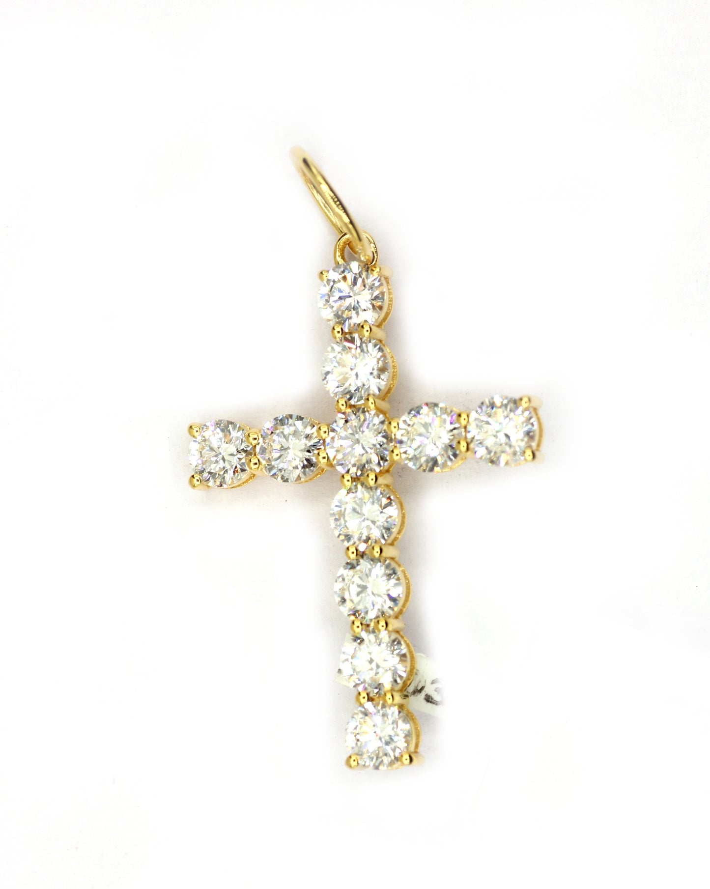 Cross 14k Solid Gold CVD Diamond Pendants