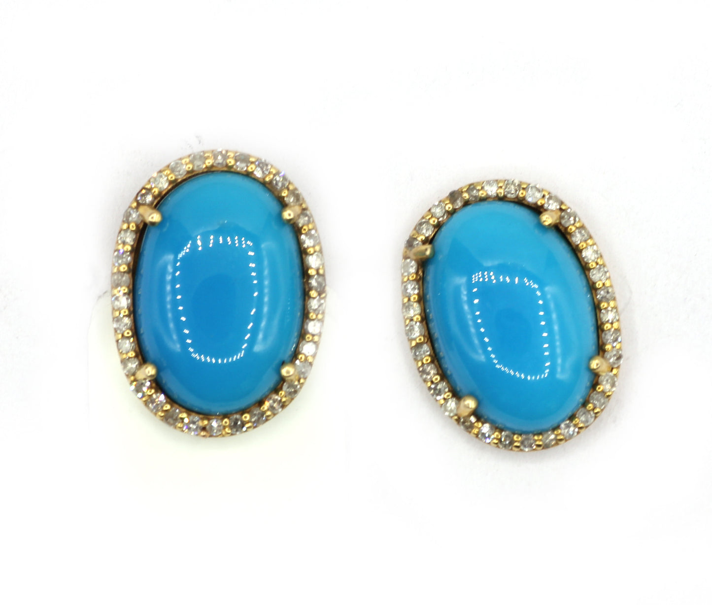 14k Gold Diamond Stud Earring