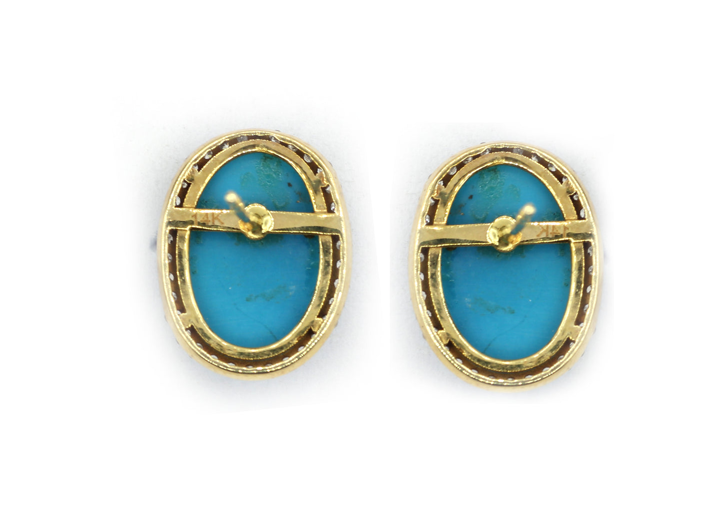 14k Gold Diamond Stud Earring