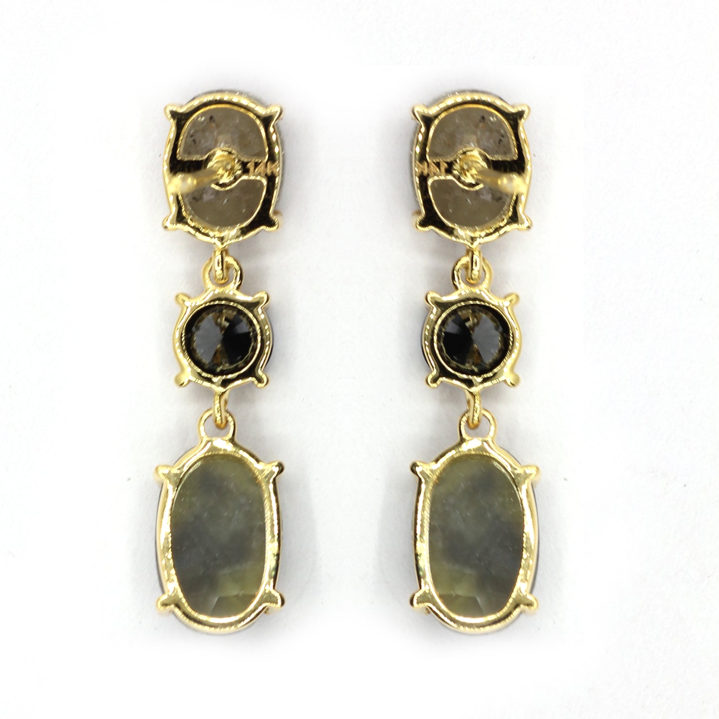 14k Gold Diamond Earring