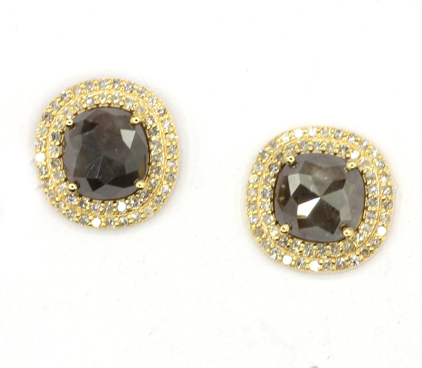 14k Gold Diamond Stud Earring