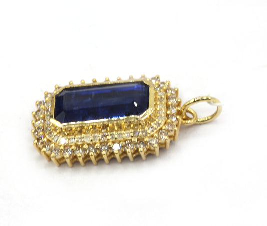 14k Solid Gold Diamond Pendants