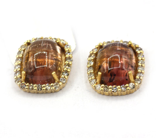 14k Gold Diamond Stud Earring