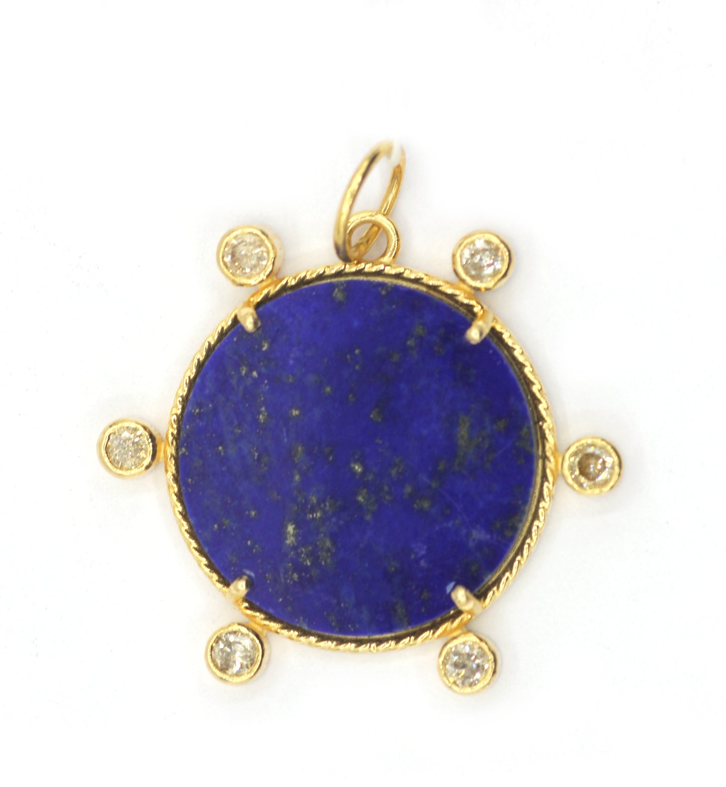 14k Solid Gold Diamond Pendants