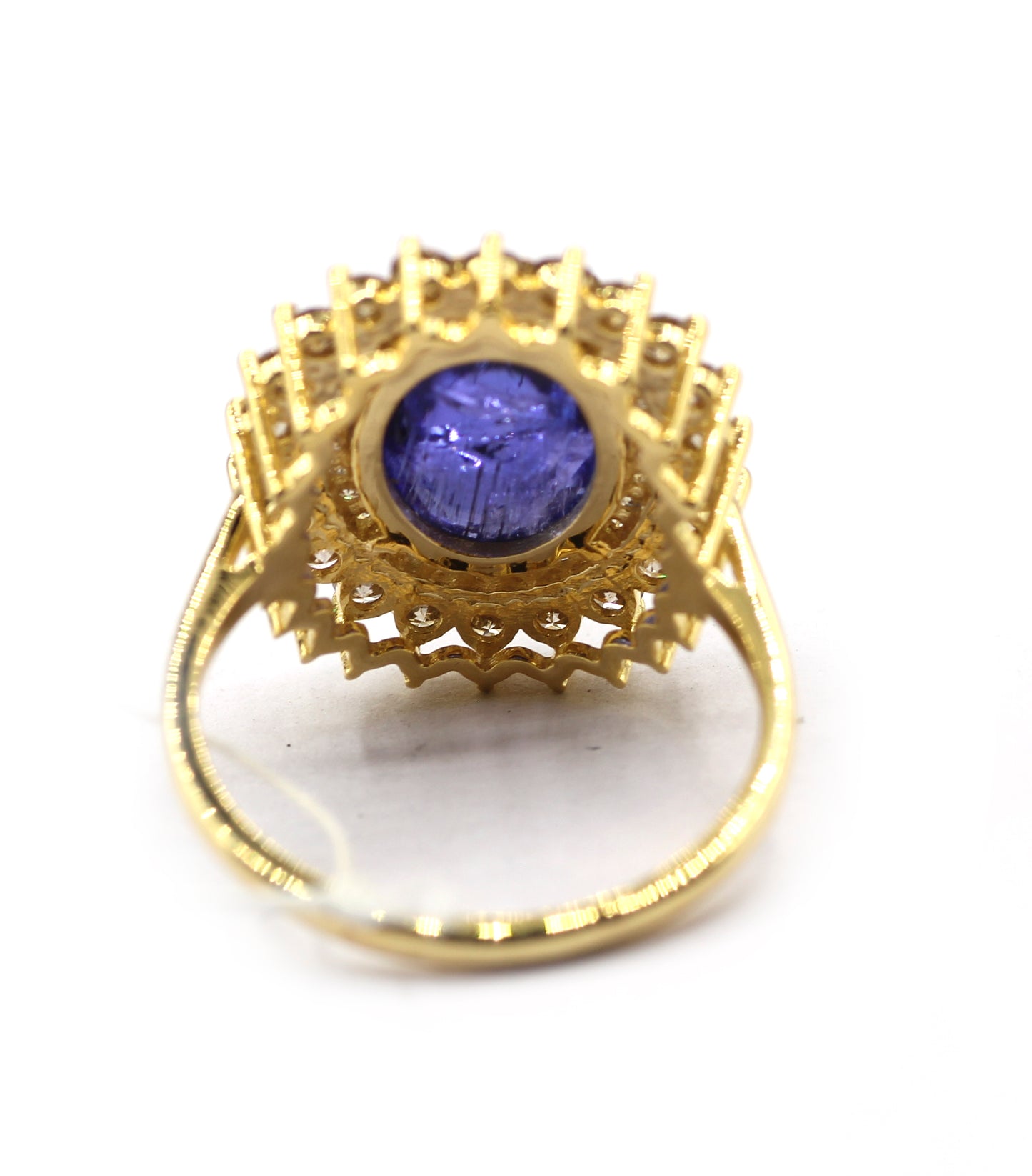 Tanzanite 14k Solid Gold Diamond Rings