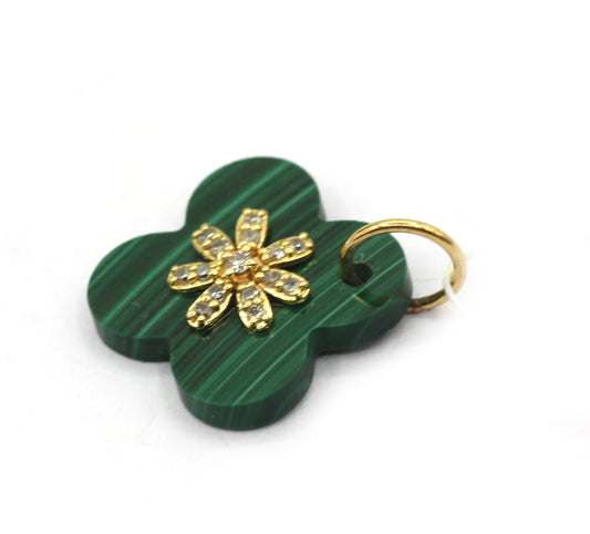 14k Solid Gold Diamond Pendants