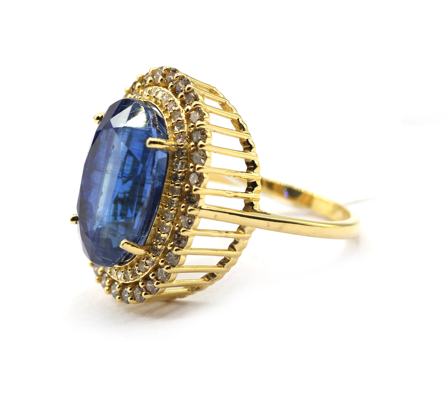 Tanzanite 14k Solid Gold Diamond Rings