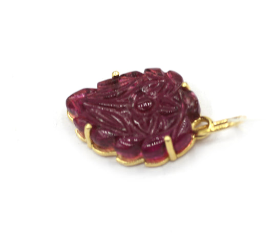 Leaf 14k Solid Gold Diamond Pendants