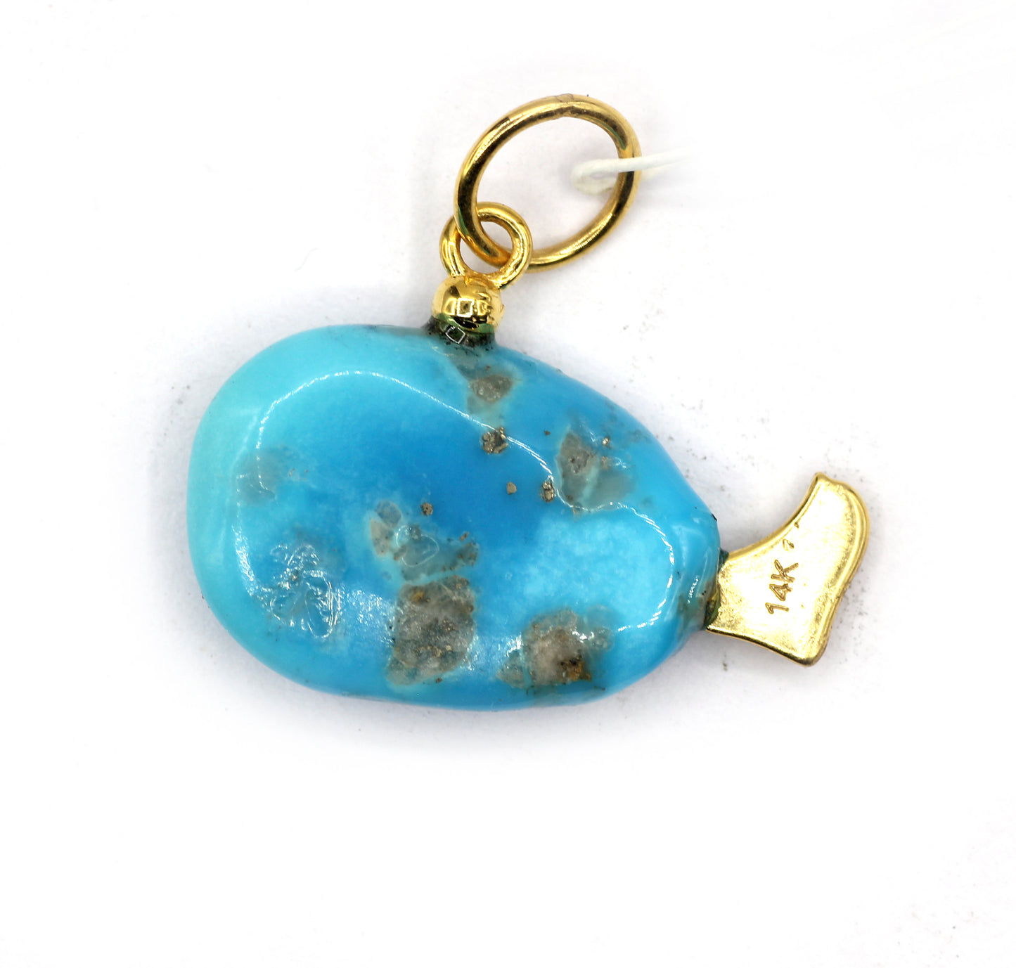 Fish 14k Solid Gold Diamond Pendants