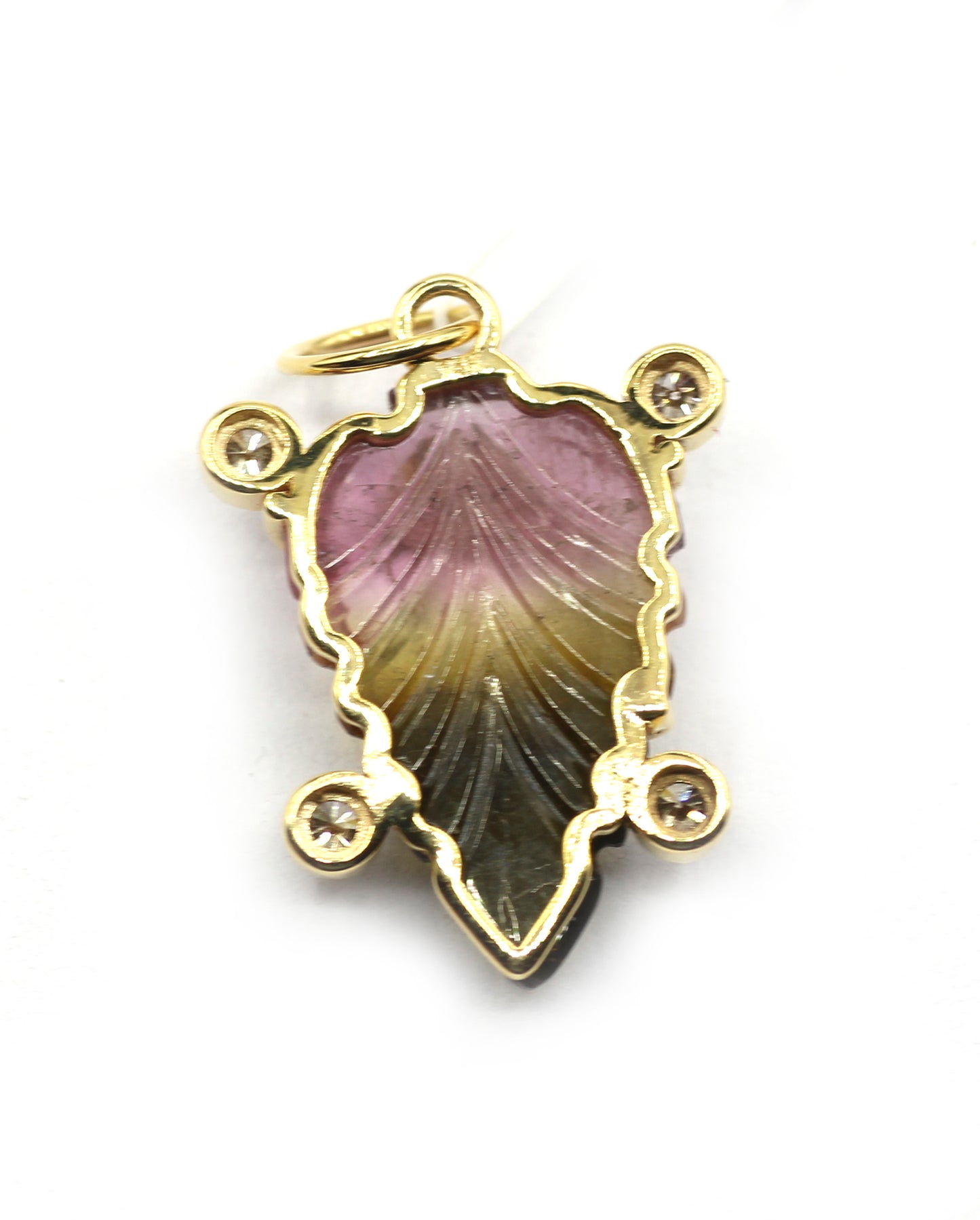 14k Solid Gold Diamond Pendants