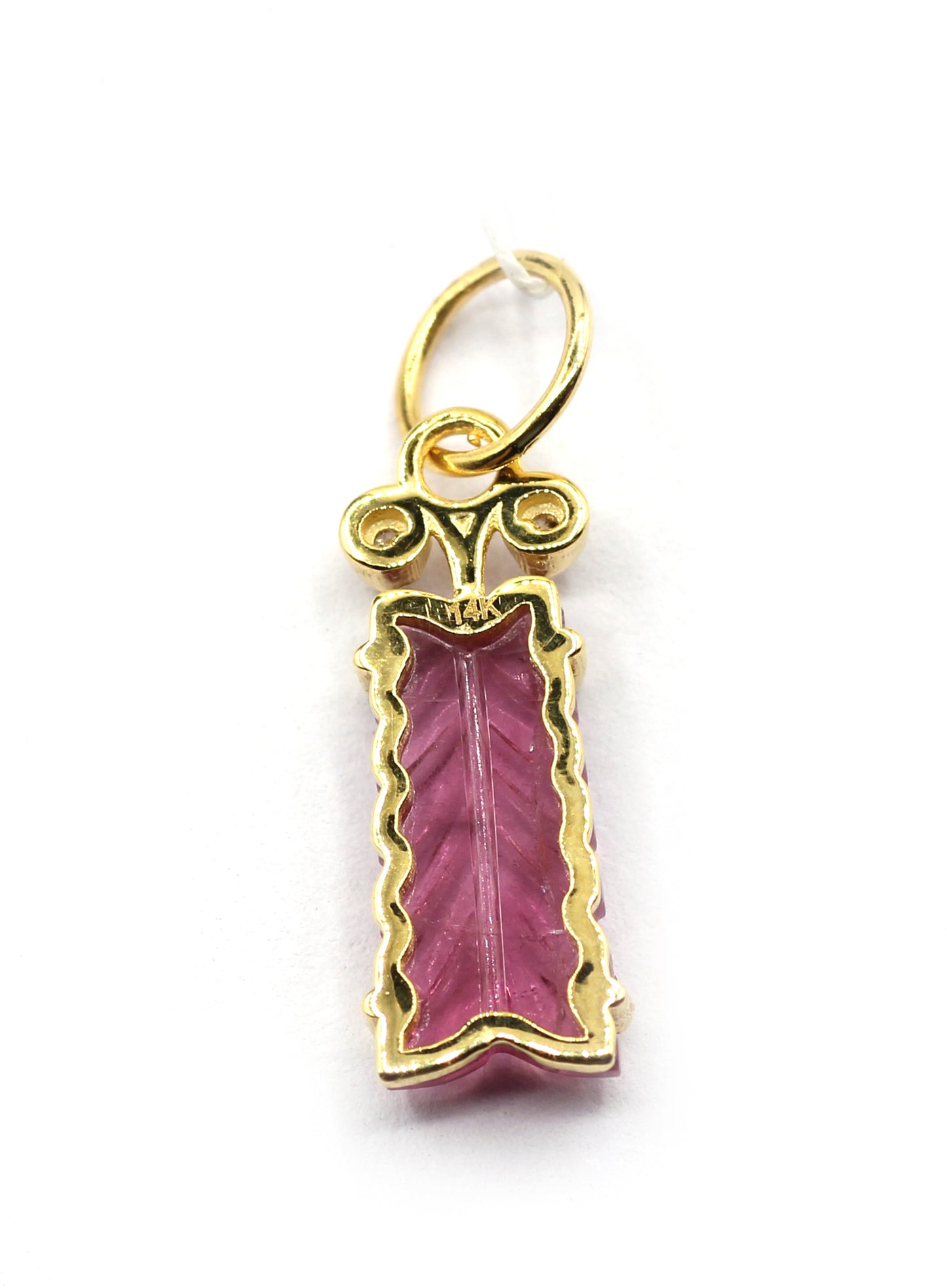 14k Solid Gold Diamond Pendants