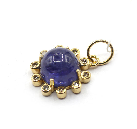 14k Solid Gold Diamond Pendants